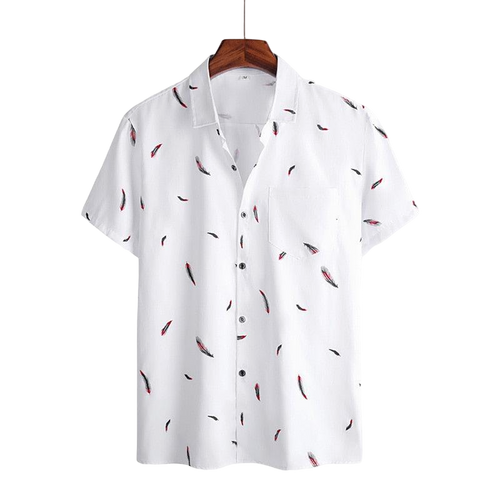 Koszula z krótkim rękawem Fiorinni Feathers Printed