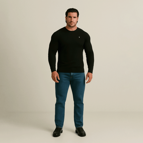 Sweter męski z podstawowym Fiorini Superfine