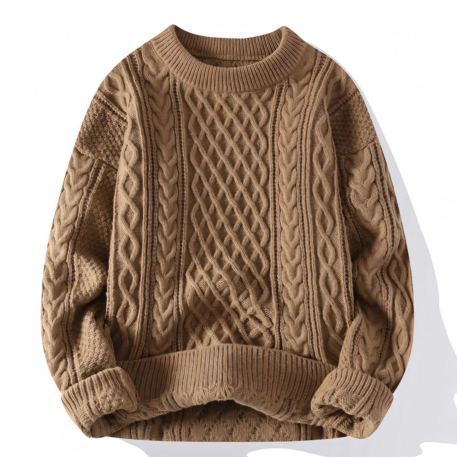 Męski sweter Fiorini Noir z podłożem